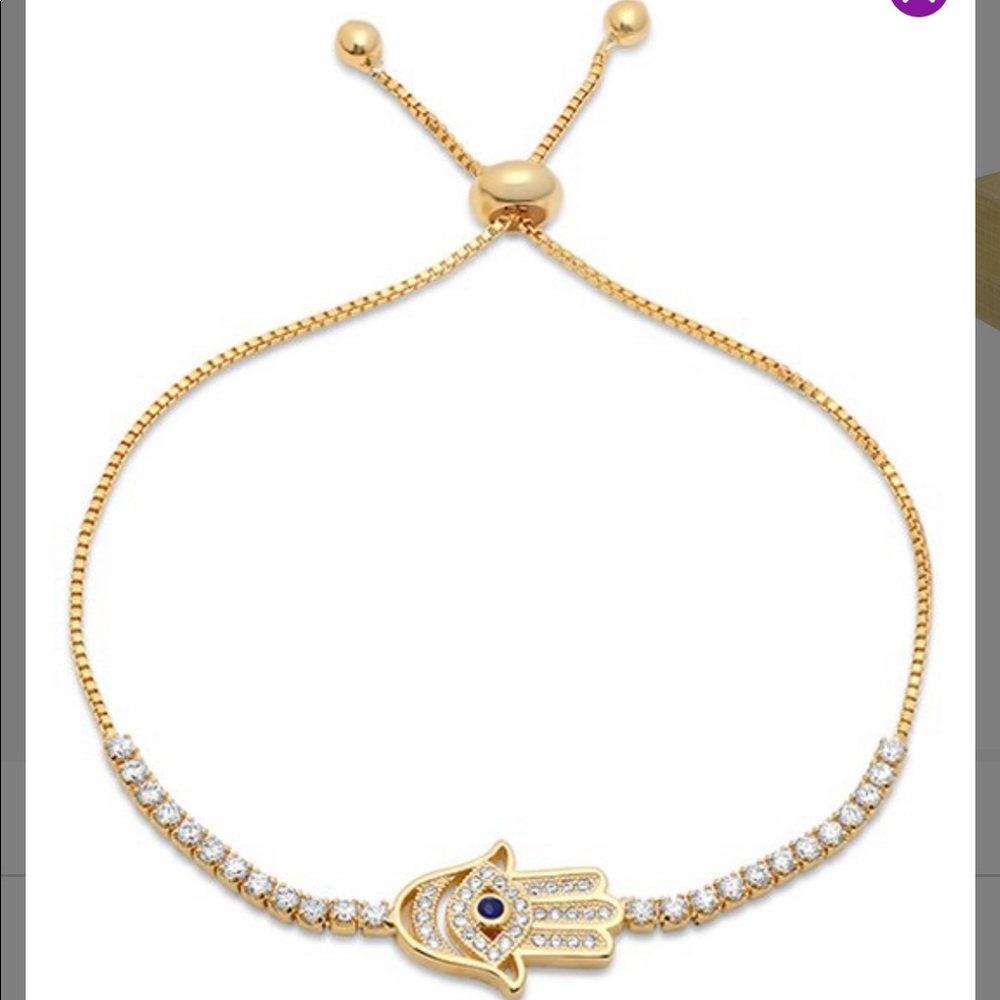 Hamsa Eye Adjustable Bracelet